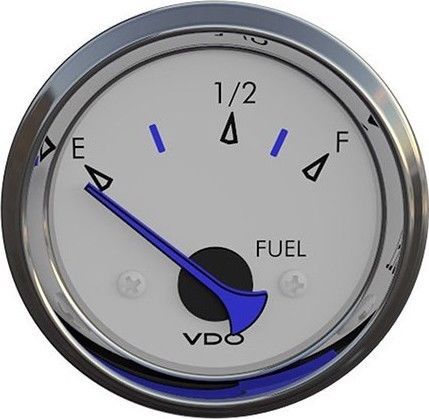 Vdo 301-10262 fuel level e-f - (240-33 ohms fuel) - allentare white