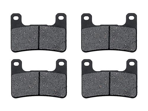 Front carbon kevlar organic brake pads for 2008-2011 suzuki gsx 1300 b-king