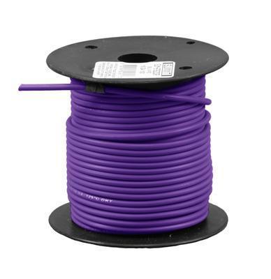 Summit electrical wire 16-gauge 100' long purple ea 876100p