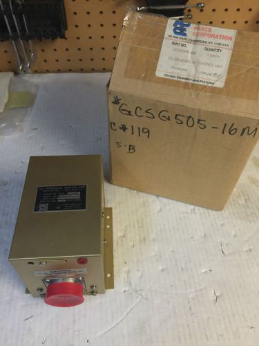 D.c generator control unit p/n gcsg505-16m new in original box