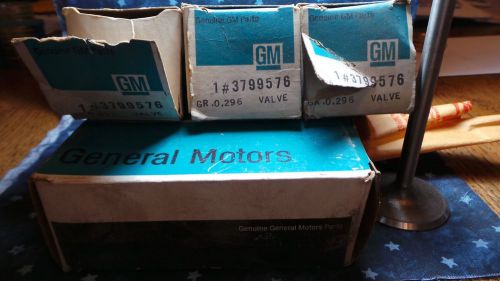 Nos gm 3799576 new in box intake valve quantity of four (4)