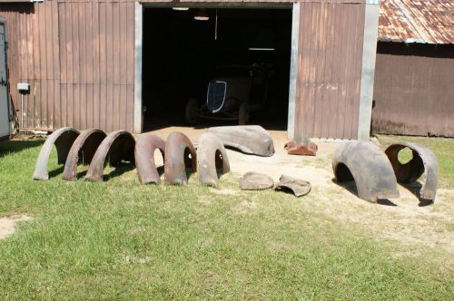 Alot 1940 ford coupe fenders, hood, inner fenders, grille and moldings
