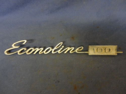 1968 69 70 71 72 73 74 ford econoline 100 emblem (single) - original