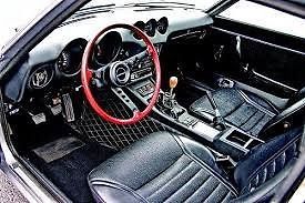 Datsun 240 z 240z 1970-73 seat cover set new authentic reproduction -black