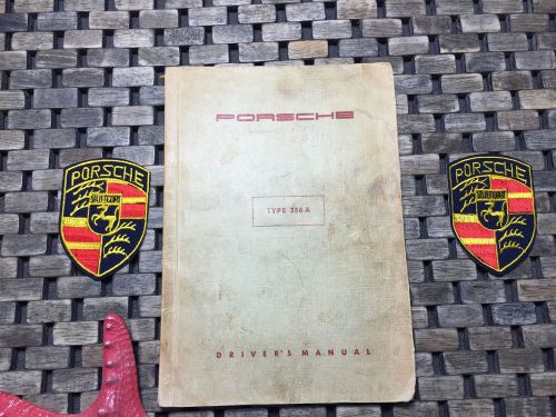 1956 porsche type 356a owners manual 356 a drivers manual 1st edt 1/56 original
