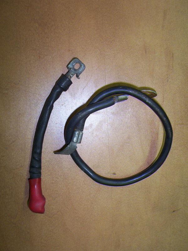 82 honda ft500 ascot ft 500 positive and negative battery cable *