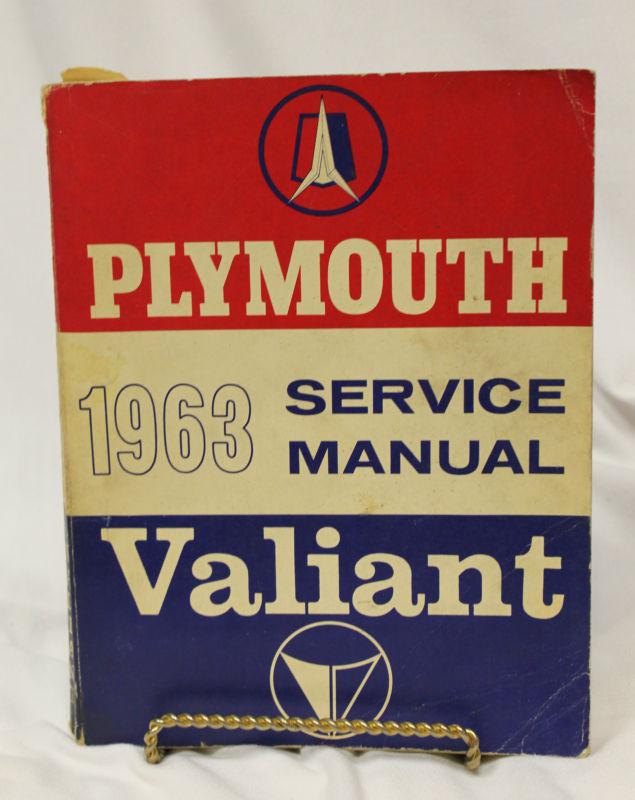 1963 plymouth valiant service manual