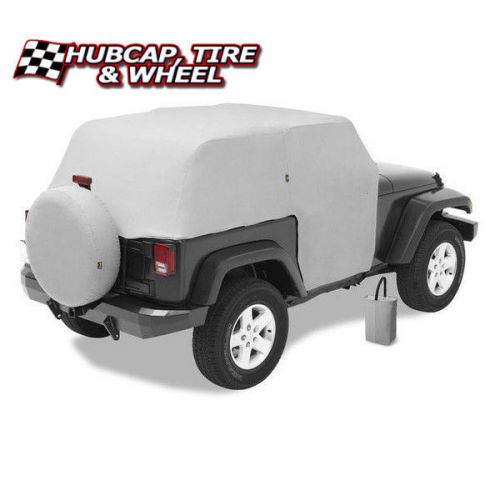 Bestop all-weather trail cover charcoal gray jeep wrangler 2dr 2007-15 81040-09