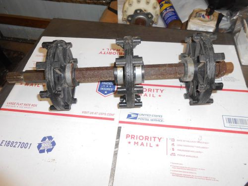 1986 arctic cat 500 fan cougar:  track  drive shaft assembly