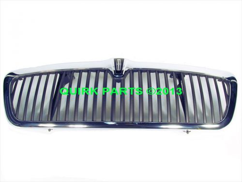 2003-2004 lincoln aviator chrome front grille oem brand new genuine 2c5z-8200-aa