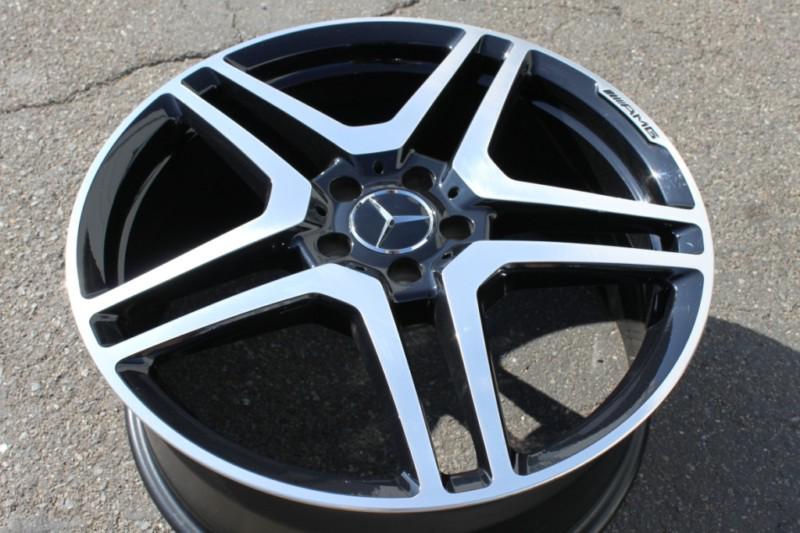 2013 front black 20” mercedes s65 s63 amg factory wheel 