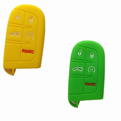 2pcs protective silicone fob skin key cover jacket key protector keyless remote