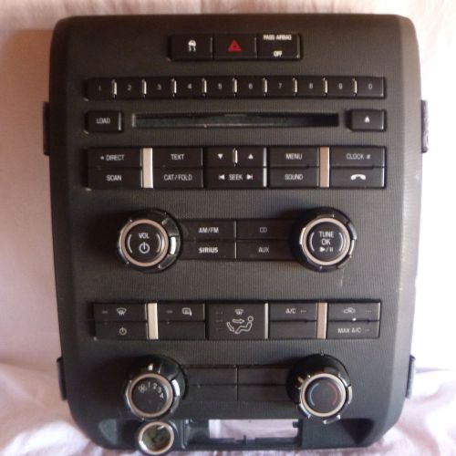 09 10 ford f150 radio cd control panel 9l3t-18a802-hb p1267