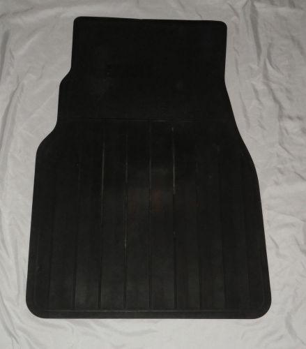 Vintage ford 1960s 1970s passenger gt mustang black rubber factory oem floor mat