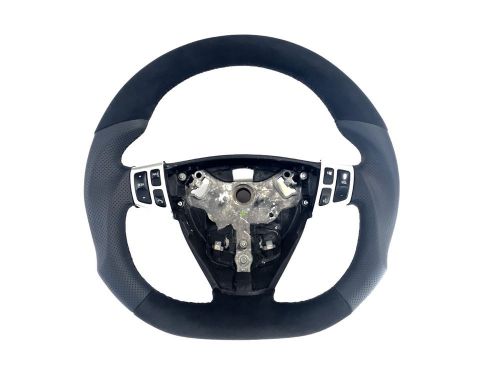 Steering wheel saab 9-3 leather flat bottom until 2006 year