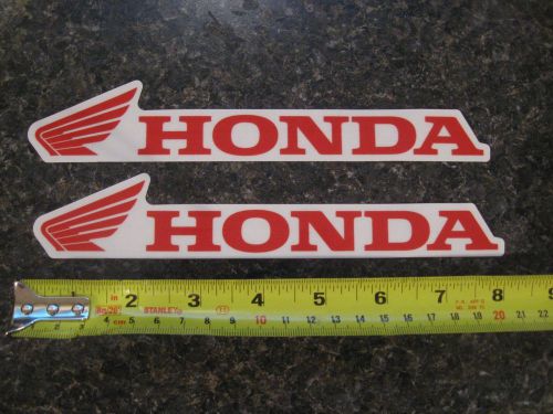 Honda motorcycle stickers decals