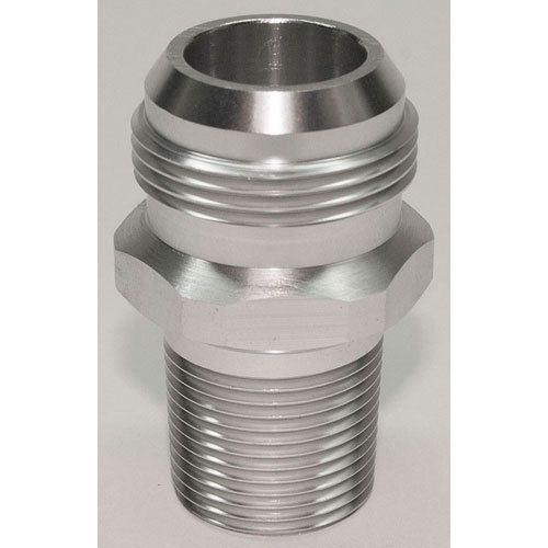 Prw 5292092 straight water pump fitting 3/4 npt to -16 an male fitting x 2.25 lo
