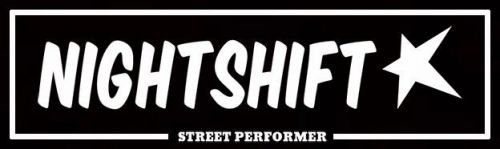 Nightshift street performer box slap sticker jdm car stance window bumper decal.