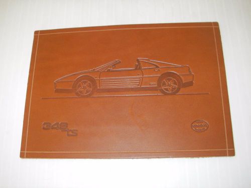 Ferrari 348 ts  -  schedoni leather tile