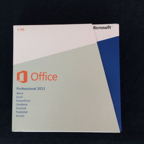 Micros0ft 0ffice professional 2013 full version - 1pc product key&amp; dvd disk