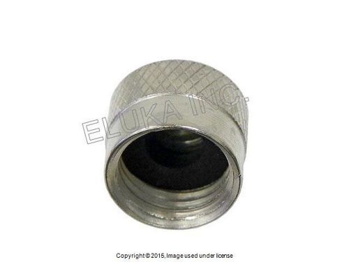 Bmw nickel plated steel rim wheel valve stem cap 114 e12 e21 e23
