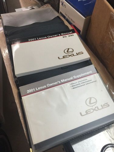 Lexus es 300 owners manual set 2001