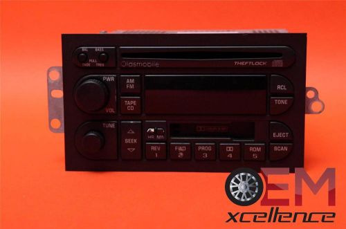2000-2001 oldsmobile brevado radio cd cass oem 15760715 1-4 day fedex shipping!