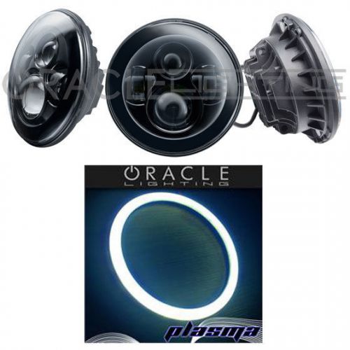 Oracle lighting 5769-051 high powered sealed beam headlight black bezel white pl