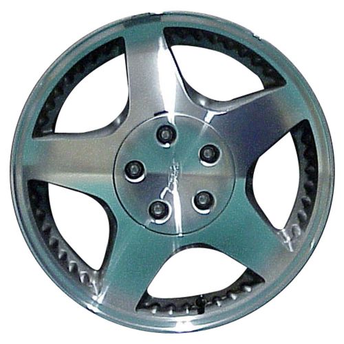 Oem reman 16x6.5 alloy wheel, rim sparkle silver full face painted - 3565