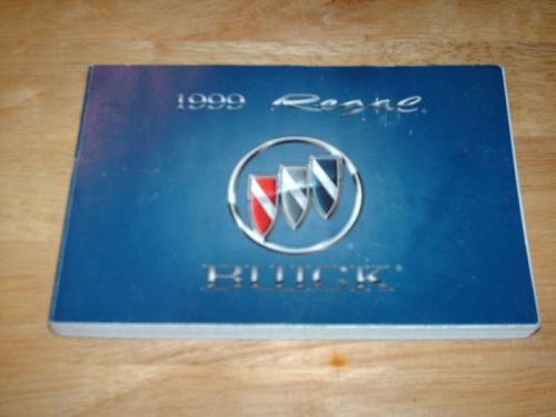1999 buick regal owners manual original guide!