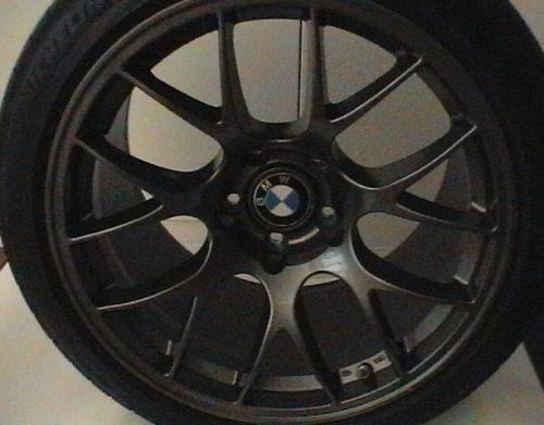 Bmw 18x11&#034; et25 apex ec-7 wheel &amp; 285/35zr18xl michelin pilot super sport tire