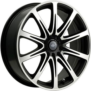 17x7.5 machined black icw euro wheels 4x100 4x4.25 +42 ford zx2 focus s-se-sel