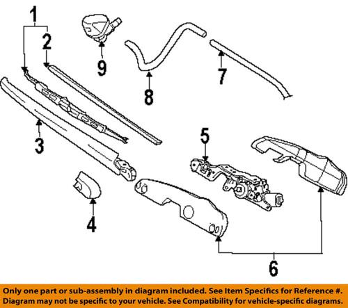 Hyundai oem 98811-2e500 windshield wiper arm/wiper arm