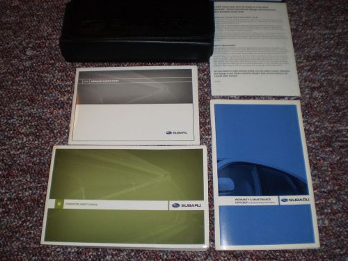 2009 subaru forester owners manual books guide case all models