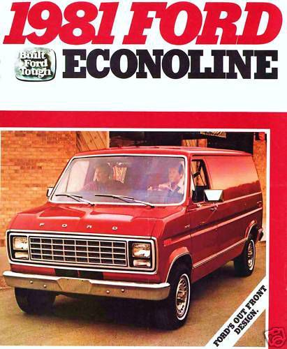 1981 ford econoline van brochure-e100-e150-e250-e350