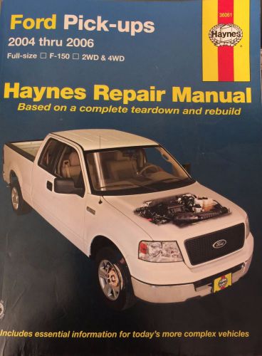 2004 - 2006 ford pickups haynes repair manual 36061