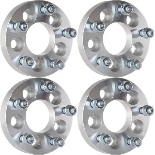 4pc 1&#034; thick | 5x100 to 5x114.3 wheel spacers | 12x1.5 | 5lugs 5x4.5 adapters