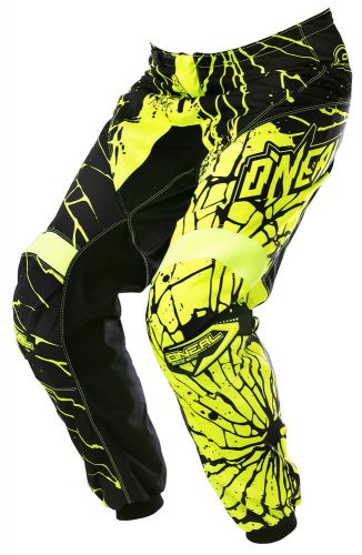 O&#039;neal element enigma 2016 youth mx/offroad pants black/hi-viz yellow