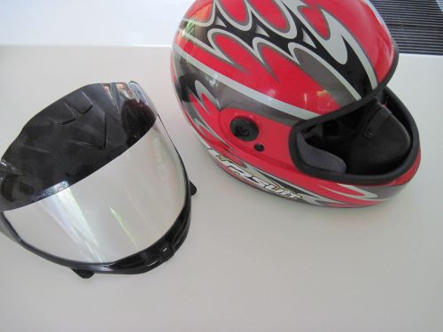 Used  polaris f4 pursuit snowmobile helmet xxl 63-64cm