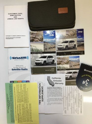 2015 jeep grand cherokee owners manual user guide. free priority #0409