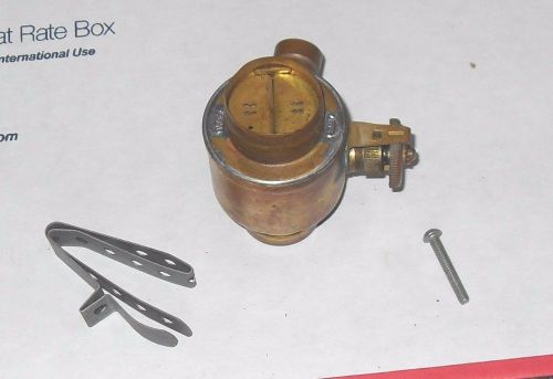 Vintage adjustable engine coolant thermostat butterfly type tested good 1930&#039;s