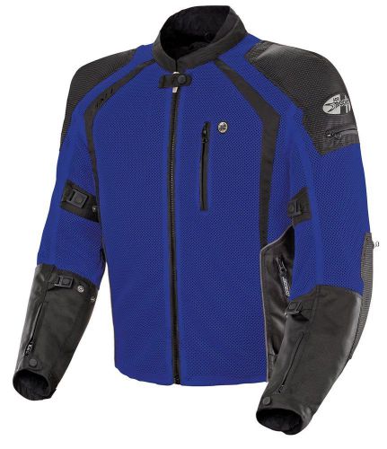 Joe rocket phoenix ion jacket blue textile  motorcycle street bike ride touring