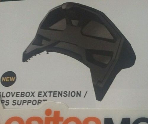 Ski doo new rev g4 black glovebox extension / gps support # 860201249