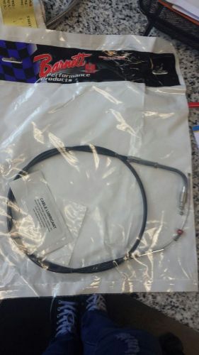 La choppers black vinyl coated idle cable for 15&#034;-17&#034; ape hangers-la-8210id16b