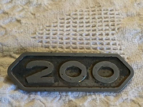 60-67 dodge truck 200 emblem truck badge