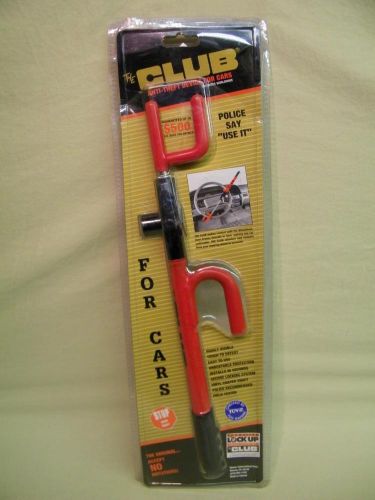 New / sealed _ the club anti theft device for cars steering wheel lock mdl 1000