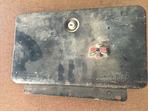 Vintage pontiac firebird glove box door - no lock - possibly 1968?  firebird