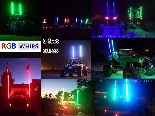 10pcs 3feet 1.0m rgb led strips quick release conect light whips sandtoys whips