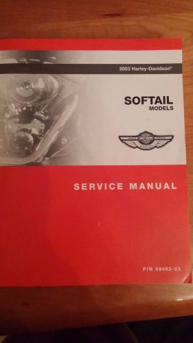 2003 softail harley-davidson  service manual