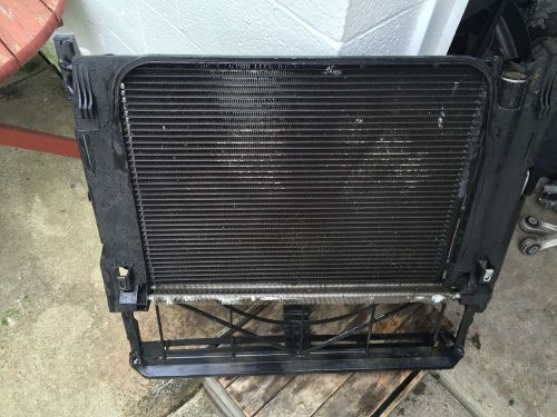 Bmw x5 a/c condenser / steering cooler 00-06 w/housing